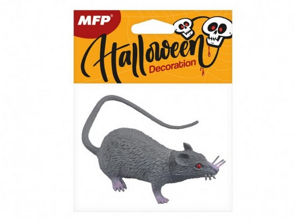 Szczur plastikowy 9cm szary 1042552 MFP